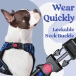rabbitgoo Dog Harness for Large, Updated Easy On & Off with 3 Buckles - Image 2
