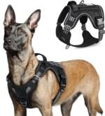 rabbitgoo Tactical Dog Harness for Large, No Pull Military Service Vest