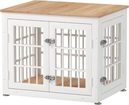 rehomerance 26″ Heavy Duty Dog Crate Furniture for Small Dogs
