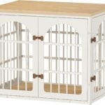 rehomerance 32″ Heavy Duty Dog Crate Furniture for Small and Medium Dogs