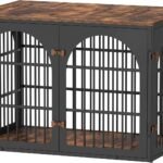 rehomerance 42″ Heavy Duty Dog Crate Furniture for Large Dogs